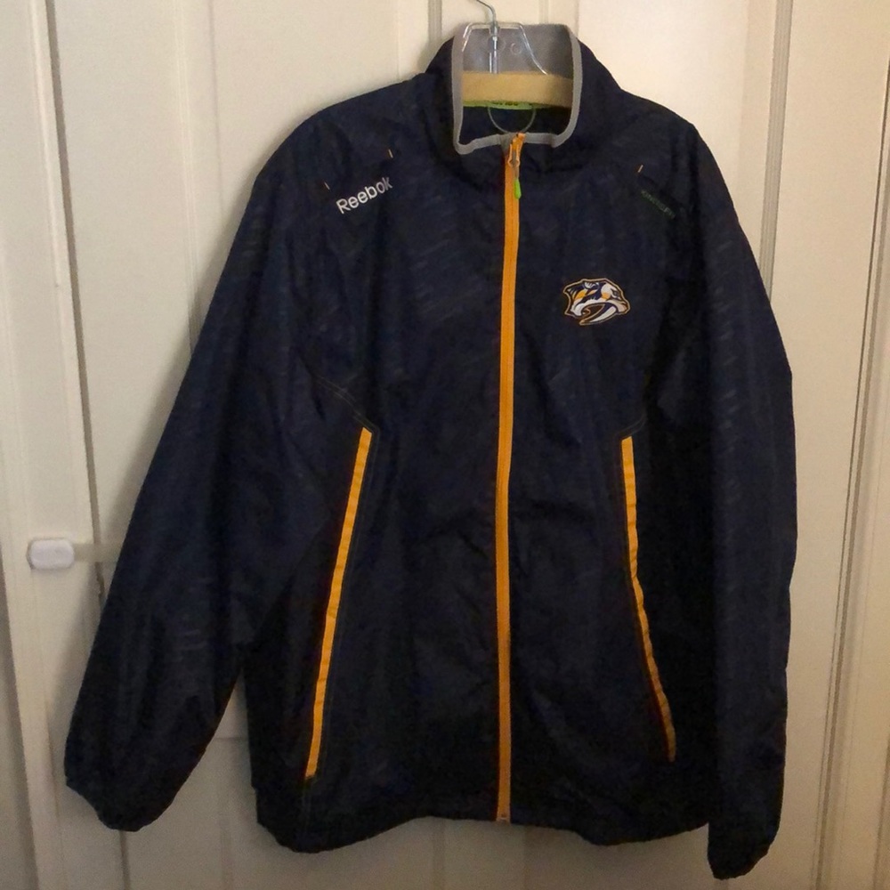 NHL center ice predators windbreaker jacket